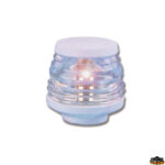 Luci di navigazione Easy led Fanale 360° di fonda a led Easy led bianco altezza 60 mm
