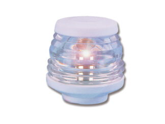 Luci di navigazione Easy led Fanale 360° di fonda a led Easy led bianco altezza 60 mm