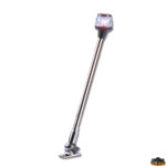 Luci di navigazione Easy led Asta fanale a led abbattibile Easy led nero altezza 600 mm