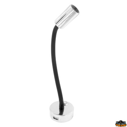 Luci interno ed esterno AUROLED Faretto a led snodato con presa usb senza dimmer