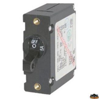 Materiale elettrico  Magneto idraulico Toggle A-Series CA-CC levetta nera modello 7200B