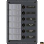 Materiale elettrico  Quadri stagni 12-24V con fusibili modello 8053