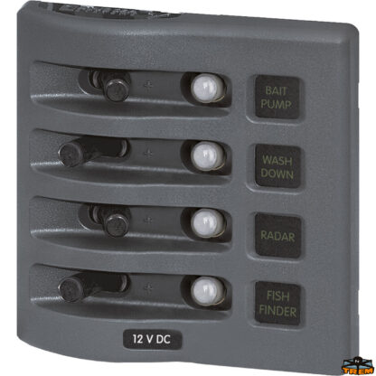 Materiale elettrico  Quadri stagni 12-24V con protezione termica ripristinabile modello 4374