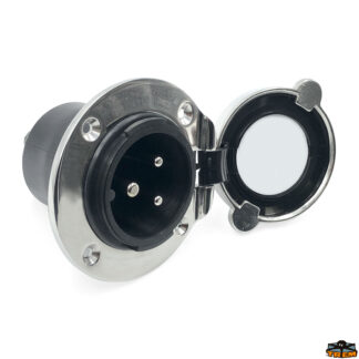 Materiale elettrico Electra Presa 16A 250V in acciaio inox aisi 316