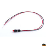 Materiale elettrico  Spia luminosa a 1 led 2-24V filo lunghezza 300 mm