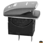 Materiale elettrico  Interruttori a bascula impermeabili doppio led giallo-ETA on*-off-on* 20A