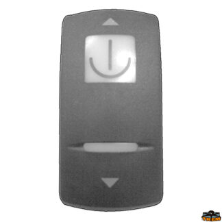 Materiale elettrico  Bascula nera doppia finestra neutra-ETA