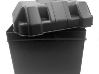 Materiale elettrico  Cassetta portabatteria Octopus nera minore di 100Ah