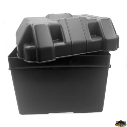 Materiale elettrico  Cassetta portabatteria Octopus nera minore di 100Ah