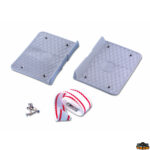 Materiale elettrico  Doppia piastra fissa batteria o serbatoio fabbricata in plastica