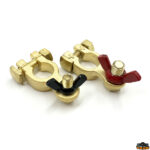 Materiale elettrico  Coppia morsetti in bronzo per batteria