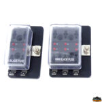 Materiale elettrico ELECTRA Scatola portafusibili Mini lamellari con spie d’allarme a 6 led