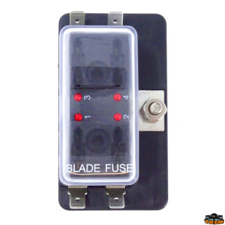 Materiale elettrico ELECTRA Scatola portafusibili standard lamellari con spie d’allarme a 10 led