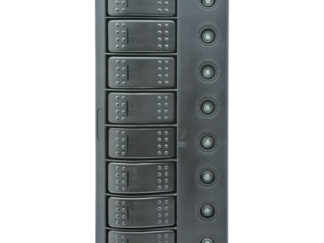 Materiale elettrico  Pannello elettrico compact con circuit breaker + led ip66 a 8 interruttori