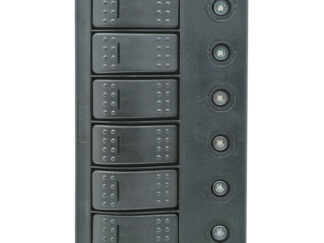 Materiale elettrico  Pannello elettrico compact con circuit breaker + led ip66 a 6 interruttori