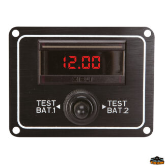 Materiale elettrico Ocean systems Pannello elettrico orizzontale cablato a treccia con portafusibile 5 interruttori +1 pulsante