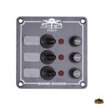 Materiale elettrico  Pannello elettrico a 3 interruttori