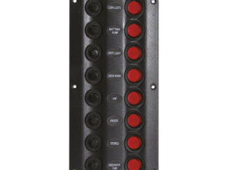 Materiale elettrico  Pannelo elettrico con 8 interruttori a bascula con led ip54