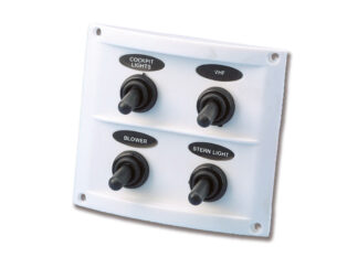 Materiale elettrico  Pannello di comando a 4 interruttori colore bianco serie Pilot