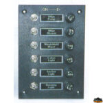 Materiale elettrico  Pannello di comando 6 interruttori