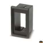 Materiale elettrico  Cornice componibile in policarbonato centrale singolo