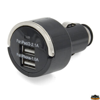 Materiale elettrico T-Power Doppia presa usb per accendisigari a 2 porte usb