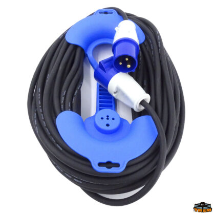 Materiale elettrico T-Power Arrotolatore per cavi e tubi provvisto di maniglia