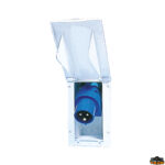 Materiale elettrico T-Power Spina tripolare CE con coperchio