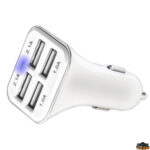 Materiale elettrico T-Power Quadrupla presa usb per accendisigari a 4 porte usb