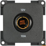 Materiale elettrico  Presa 12V standard colore grigio
