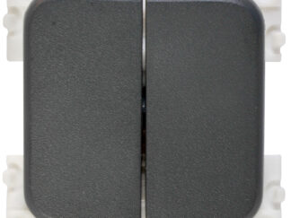 Materiale elettrico  Interruttore unipolare doppio colore bianco