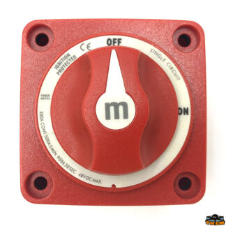 Materiale elettrico ELECTRA Staccabatteria Mini 300A a chiave e pomello