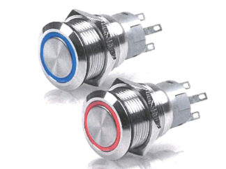 Materiale elettrico Ocean systems Interruttore in acciaio inox 7A blu modello off-on