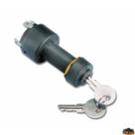 Materiale elettrico  Interruttore con chiave di avviamento a tenuta stagna in plastica terminali 3