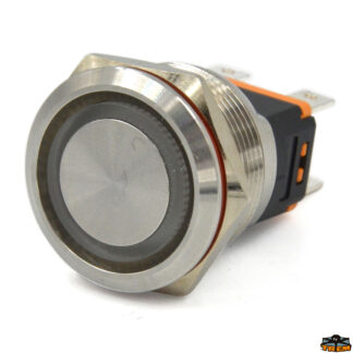 Materiale elettrico Ocean systems Interruttore in acciaio inox 15A blu modello (on)-off (momentaneo)