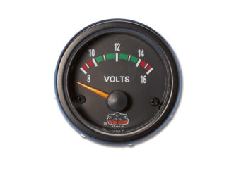 Indicatori e strumenti di livello GAUGE LINE Voltmetro diametro esterno 57 mm colore nero