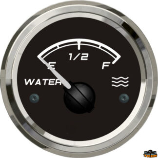 Indicatori e strumenti di livello X-LINE Indicatore livello acqua colore nero incasso diametro 52 mm