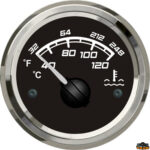 Indicatori e strumenti di livello X-LINE Indicatore temperatura acqua colore bianco diametro esterno 59 mm