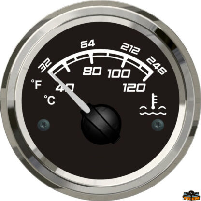 Indicatori e strumenti di livello X-LINE Indicatore temperatura acqua colore bianco diametro esterno 59 mm