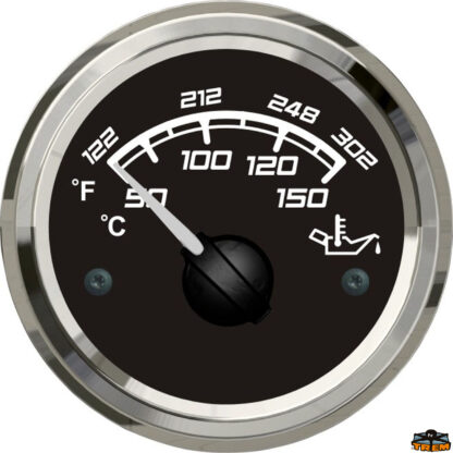 Indicatori e strumenti di livello X-LINE Indicatore temperatura olio colore bianco diametro esterno 59 mm