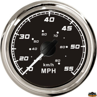 Indicatori e strumenti di livello X-LINE Speedometro a pressione acqua colore bianco diametro esterno 96 mm