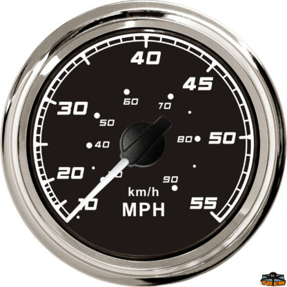 Indicatori e strumenti di livello X-LINE Speedometro a pressione acqua colore bianco diametro esterno 96 mm