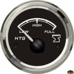Indicatori e strumenti di livello X-LINE Indicatore acque nere colore nero diametro incasso 52 mm