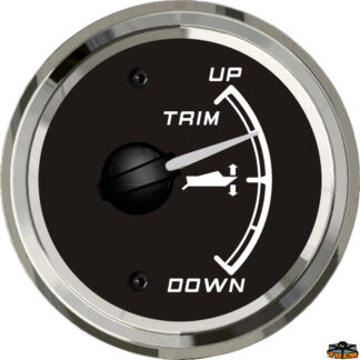 Indicatori e strumenti di livello X-LINE Indicatore trim colore nero incasso diametro 52 mm