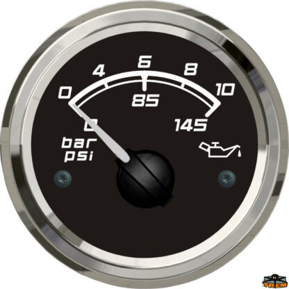 Indicatori e strumenti di livello X-LINE Indicatore pressione olio colore bianco diametro esterno 59 mm