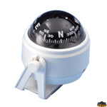 Strumenti di guida  Bussola con supporto a staffa diametro 2 bianco