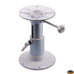 Casseri gavoni poltroncine basi  Supporto telescopico sedili girevoli in alluminio anodizzato altezza 250-320 mm