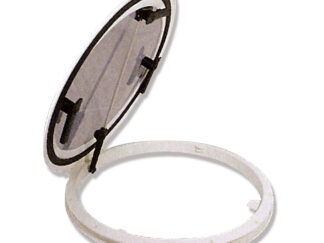 Sportelli oblò molle a gas oscuranti  Passo d’uomo tondo dimensioni esterne 624 mm