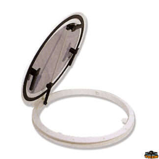 Sportelli oblò molle a gas oscuranti  Passo d’uomo tondo dimensioni esterne 624 mm