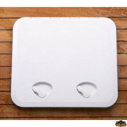 Sportelli oblò molle a gas oscuranti Octopussy LINE Portello calpestabile impermeabile in AAS HD 460x510 mm colore crema 9010